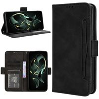 Xiaomi Redmi K60 Ultra Cardholder Series Portemonnee Hoesje - Zwart - thumbnail