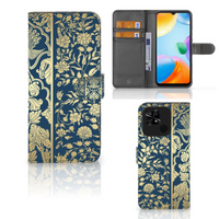 Xiaomi Redmi 10C Hoesje Beige Flowers