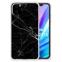 Apple iPhone 11 Pro Max Anti-Shock Hoesje Marmer Zwart - Origineel Cadeau Vader - thumbnail