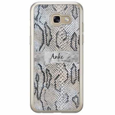 Samsung Galaxy A3 2017 hoesje naam - Snake print