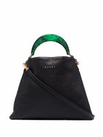 Marni petit sac à main Venice en cuir - Noir