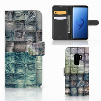 Wallet Case met Pasjes Samsung Galaxy S9 Plus Spijkerbroeken - thumbnail