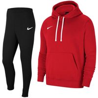 Nike Park 20 Fleece Hoodie Trainingspak Rood Zwart - thumbnail