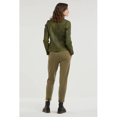 FREEQUENT slim fit broek NANNI-ANKLE-PA groen