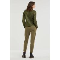 FREEQUENT slim fit broek NANNI-ANKLE-PA groen