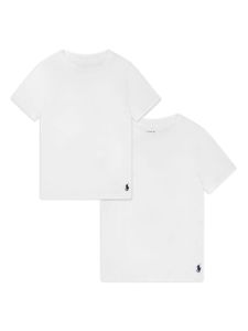 Ralph Lauren Kids t-shirt en coton à logo Polo Pony - Blanc