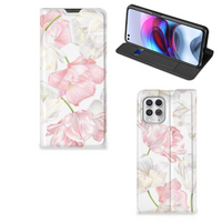 Motorola Moto G100 Smart Cover Lovely Flowers - thumbnail