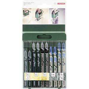 Bosch Accessories 2609256746 10-delig Set decoupeerzaagbladen T-schacht T 101 B (2 x), T 144 D (2 x), T 119 BO (2 x), T 118 A (2 x), T 127 D (2 x) 10 stuk(s)