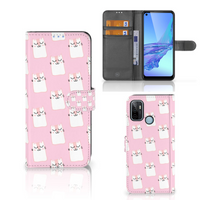 OPPO A53 | OPPO A53s Telefoonhoesje met Pasjes Sleeping Cats