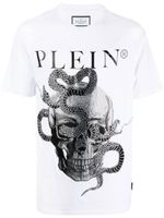 Philipp Plein chemise à imprimé Snake - Blanc