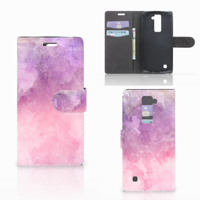 Hoesje LG K10 2015 Pink Purple Paint