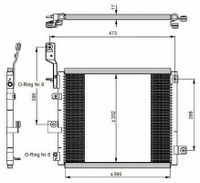 Condensor, airconditioning 350047