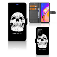 Telefoonhoesje met Naam OPPO Reno5 Z | A94 5G Skull Eyes