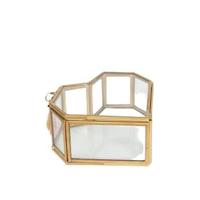Sissy-Boy Gouden glazen box hart groot