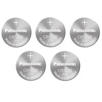 Panasonic 5 stuks CR1220 CR 1220-3V Lithium knoopcel batterij batterijen - Nieuw