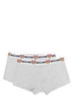 Moschino lot de deux boxers à bande logo - Gris - thumbnail