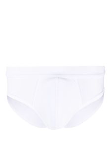 DSQUARED2 slip en coton stretch à logo imprimé - Blanc