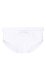 DSQUARED2 slip en coton stretch à logo imprimé - Blanc