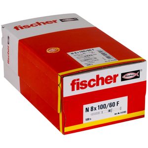 Fischer 513703 schroefanker & muurplug 100 stuk(s) Schroef- & muurplugset 100 mm