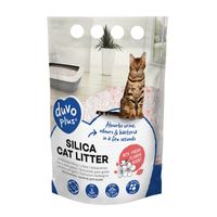 Premium silica kattenbakvulling bloemen Wit/roze 1-8mm - 5L - 2kg - thumbnail