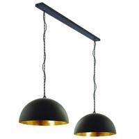 Steinhauer Eetkamer hanglamp Semicirkel 2x Ø 35cm 2556ZW