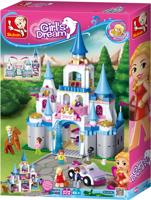 Sluban Girls Dream: speelpaleis blauw/roze (M38 B0610)