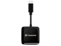 Transcend RDC3 geheugenkaartlezer USB 3.2 Gen 1 (3.1 Gen 1) Type-C Zwart - thumbnail