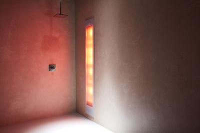 Sunshower Deluxe inbouw infrarood en UV lamp 187x32x17cm white