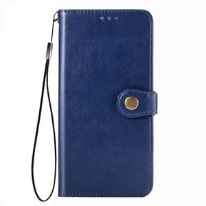 iPhone X hoesje - Bookcase - Pasjeshouder - Portemonnee - Kunstleer - Blauw