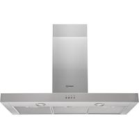 Indesit IHBS 9.4 LM X afzuigkap Muurmontage Roestvrijstaal 581 m³/uur C - thumbnail