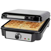 ProfiCook PC-WA 1241 4 wafel(s) 1200 W Zwart, Roestvrijstaal - thumbnail