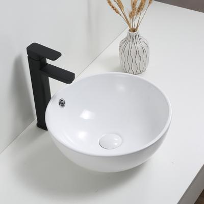 Waskom Opbouw Lorense Rond 38x38x15cm Wit Waskom Opbouw Lorense Rond 38x38x15cm Wit