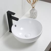 Waskom Opbouw Lorense Rond 38x38x15cm Wit