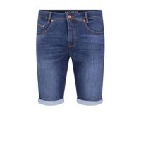 MAC straight fit jeans short blauw