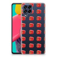 Samsung Galaxy M53 Siliconen Case Paprika Red