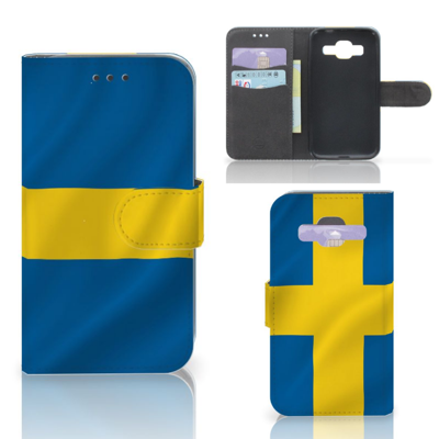 Samsung Galaxy Core Prime Bookstyle Case Zweden Samsung Galaxy Core Prime Bookstyle Case Zweden