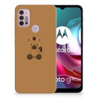 Motorola Moto G30 | G10 Telefoonhoesje met Naam Baby Hyena