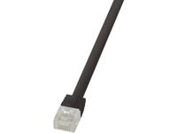 LogiLink CF2063U RJ45 Netwerkkabel, patchkabel CAT 6 U/UTP 3.00 m Zwart Zeer flexibel 1 stuk(s)