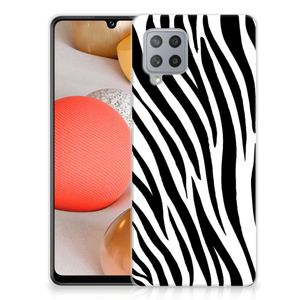 Samsung Galaxy A42 TPU Hoesje Zebra