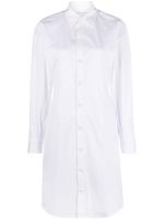 Bottega Veneta Pre-Owned robe-chemise en popeline - Blanc