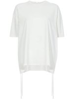 Proenza Schouler White Label t-shirt à détails noués - Blanc