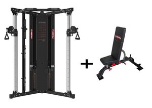 PTessentials Combo Deal - PRO Functional Trainer incl. adjustable bench - 2 x 90 kg stack - verwacht medio augustus