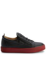 Giuseppe Zanotti baskets Frankie en cuir - Noir - thumbnail