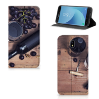 Samsung Galaxy J7 2017 | J7 Pro Flip Style Cover Wijn