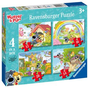 Ravensburger puzzel 12-16-20-24 stukjes woezel en pip in de tovertuin