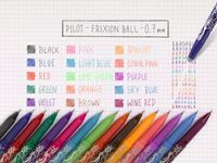 Pilot gelroller Frixion Ball, blister van 4 stuks (1 gelroller + 3 vullingen), zwart - thumbnail