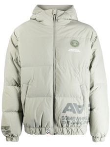 AAPE BY *A BATHING APE® veste imprimée à capuche - Vert