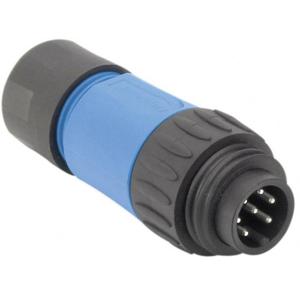 Amphenol C016 10H006 010 10 Ronde connector Stekker, recht Totaal aantal polen: 6 + PE Serie (ronde connectoren): C016 1 stuk(s)