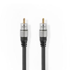 Nedis CAGC24170AT15 audio kabel 1,5 m RCA Antraciet