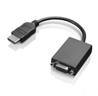 Lenovo 0B47069 Adapter [1x HDMI-stekker - 1x VGA-bus] Zwart